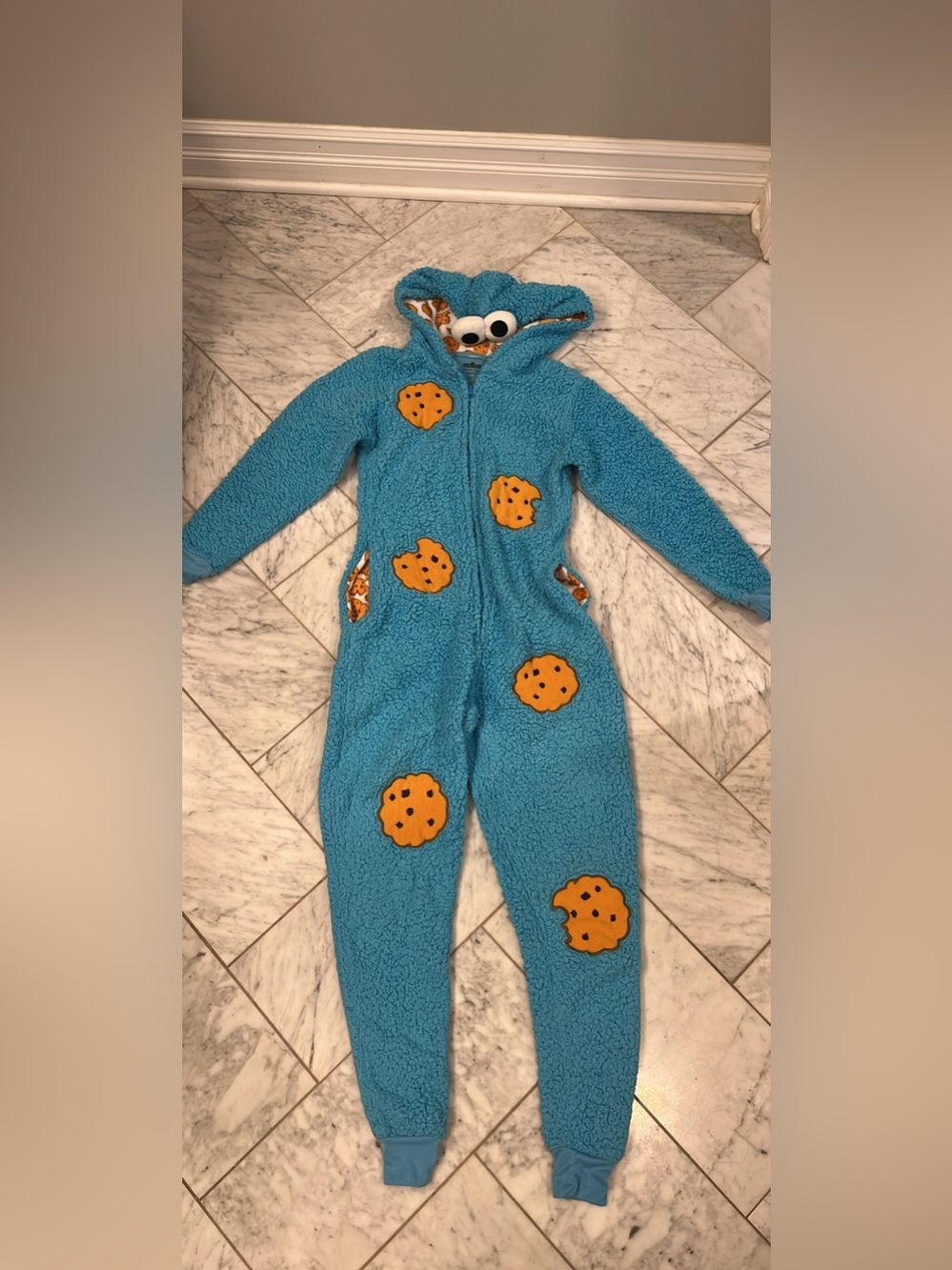 Cookie Monster Costume/Jumpsuit